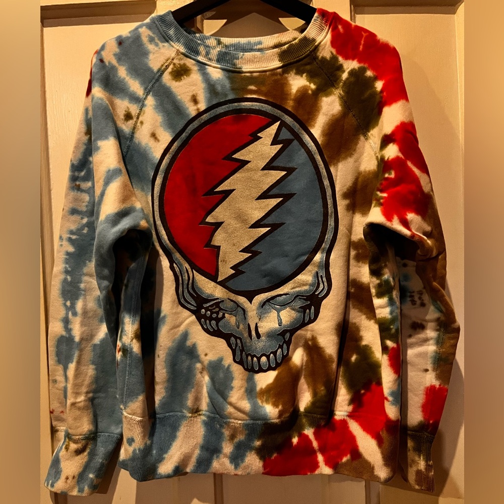 Madeworn Grateful Dead Steal Your Face sweatshirt top L EUC